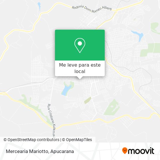 Mercearia Mariotto mapa