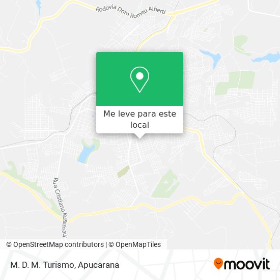 M. D. M. Turismo mapa