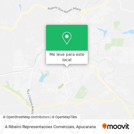 A Ribeiro Representacoes Comerciais mapa