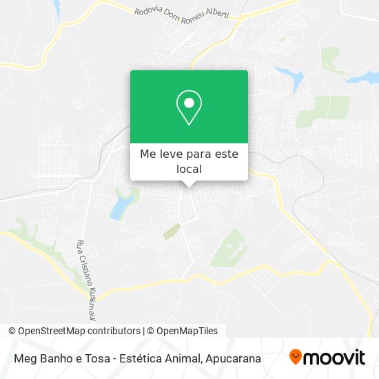 Meg Banho e Tosa - Estética Animal mapa