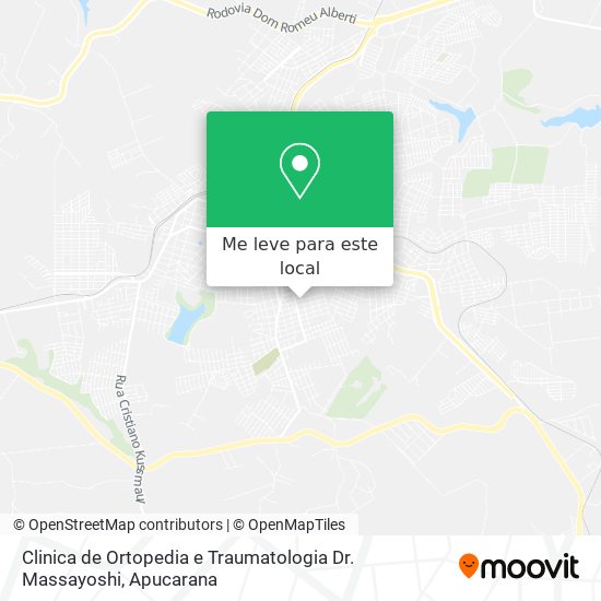 Clinica de Ortopedia e Traumatologia Dr. Massayoshi mapa