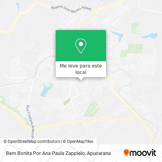 Bem Bonita Por Ana Paula Zappielo mapa