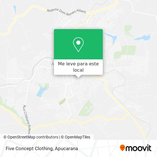 Five Concept Clothing mapa