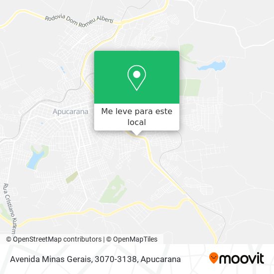 Avenida Minas Gerais, 3070-3138 mapa