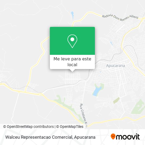 Walceu Representacao Comercial mapa