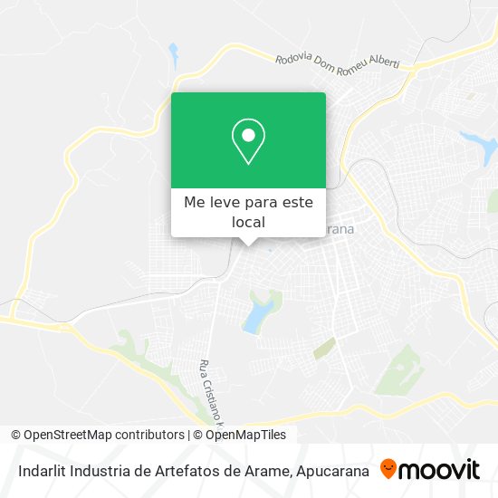 Indarlit Industria de Artefatos de Arame mapa