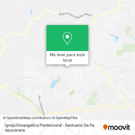 Igreja Envangelica Pentecostal - Santuario Da Fe mapa