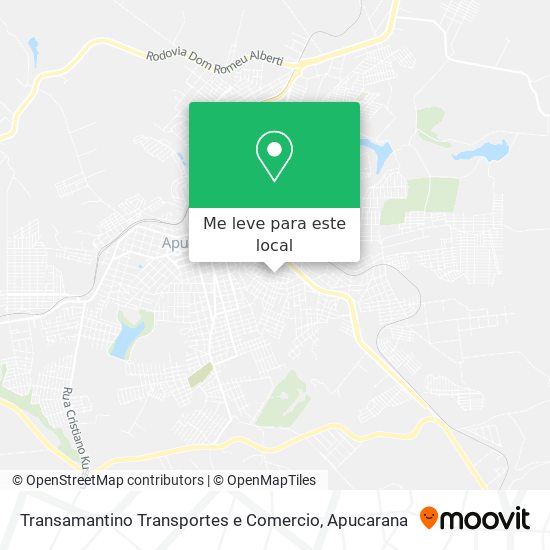 Transamantino Transportes e Comercio mapa