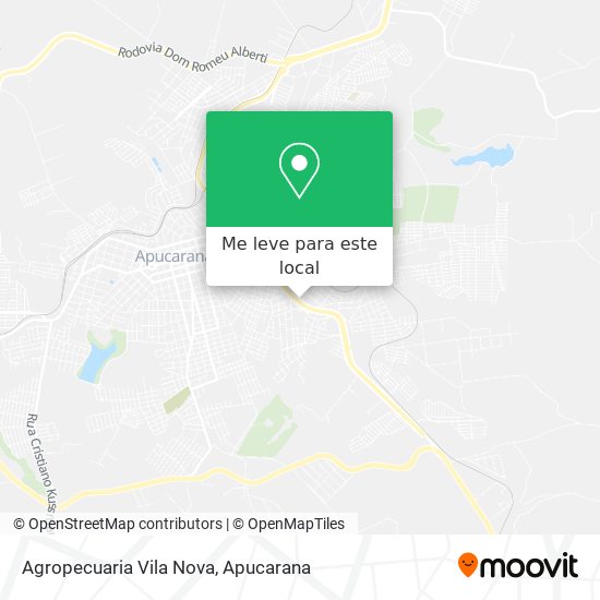 Agropecuaria Vila Nova mapa