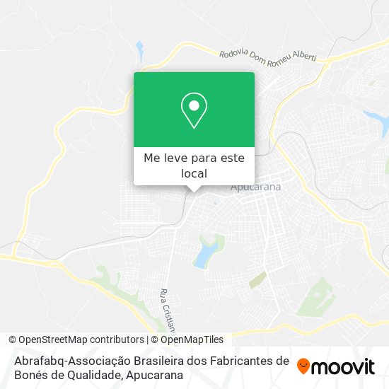 Abrafabq-Associação Brasileira dos Fabricantes de Bonés de Qualidade mapa