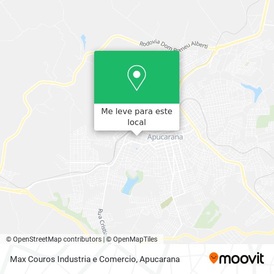 Max Couros Industria e Comercio mapa