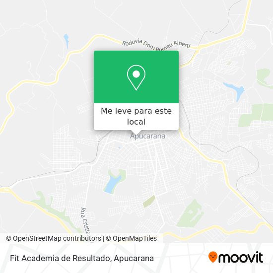 Fit Academia de Resultado mapa