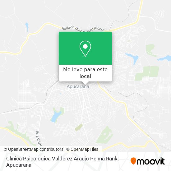 Clínica Psicológica Valderez Araújo Penna Rank mapa
