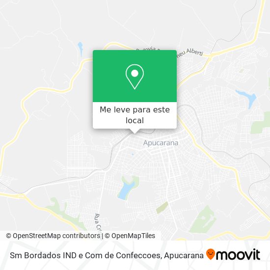 Sm Bordados IND e Com de Confeccoes mapa