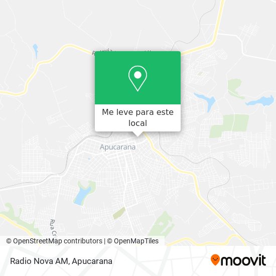 Radio Nova AM mapa