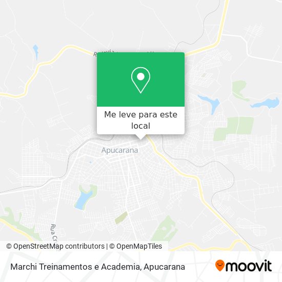 Marchi Treinamentos e Academia mapa