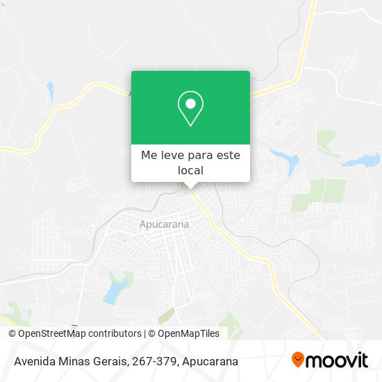 Avenida Minas Gerais, 267-379 mapa