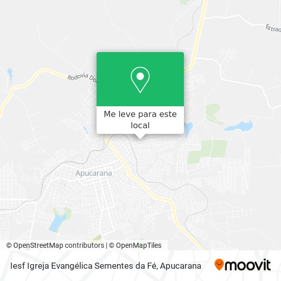Iesf Igreja Evangélica Sementes da Fé mapa