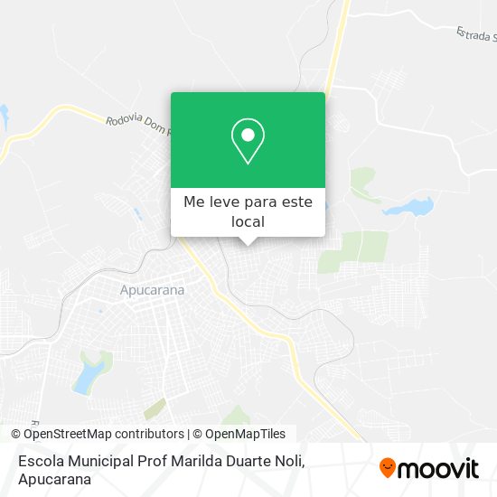 Escola Municipal Prof Marilda Duarte Noli mapa
