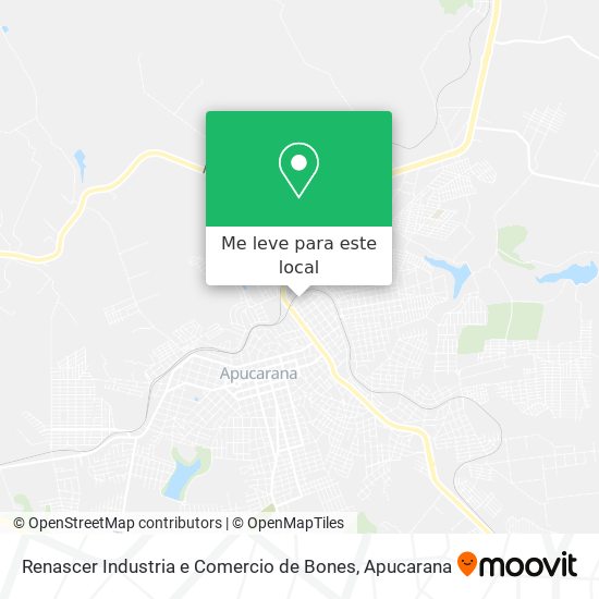 Renascer Industria e Comercio de Bones mapa