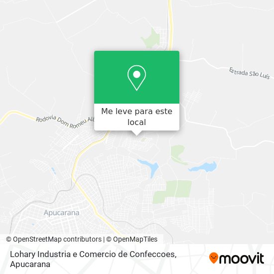 Lohary Industria e Comercio de Confeccoes mapa