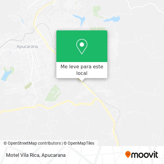 Motel Vila Rica mapa