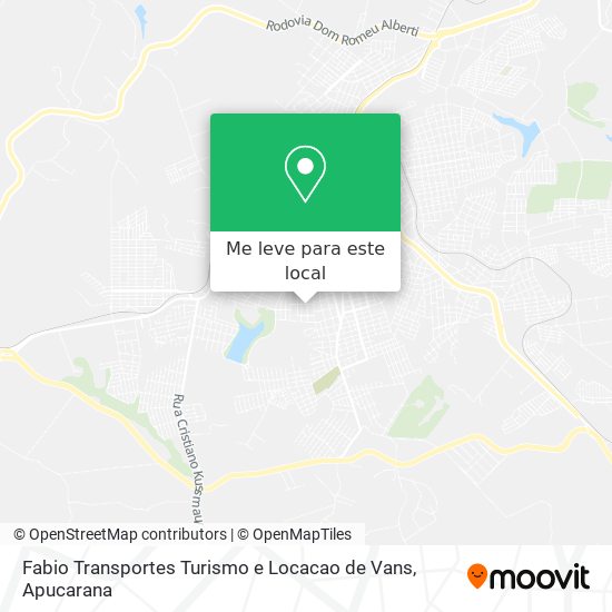 Fabio Transportes Turismo e Locacao de Vans mapa