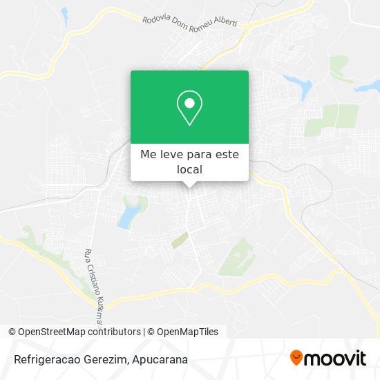 Refrigeracao Gerezim mapa
