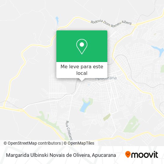 Margarida Ulbinski Novais de Oliveira mapa