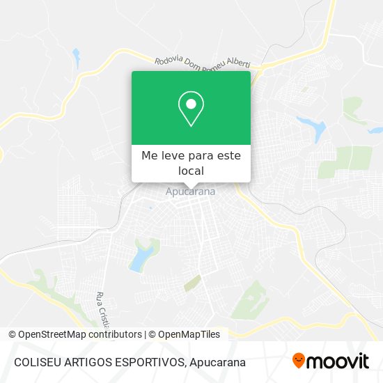 COLISEU ARTIGOS ESPORTIVOS mapa