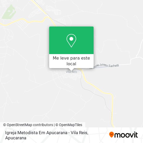 Igreja Metodista Em Apucarana - Vila Reis mapa
