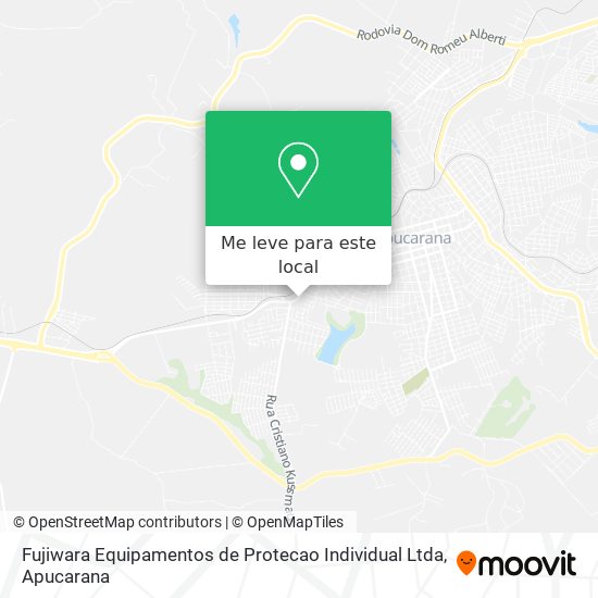 Fujiwara Equipamentos de Protecao Individual Ltda mapa