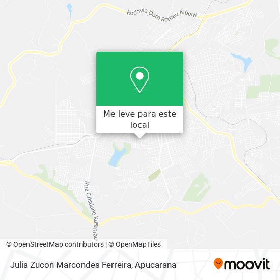 Julia Zucon Marcondes Ferreira mapa