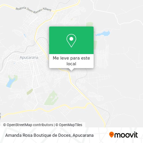 Amanda Rosa Boutique de Doces mapa