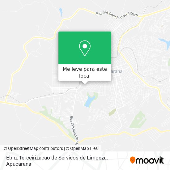 Ebnz Terceirizacao de Servicos de Limpeza mapa