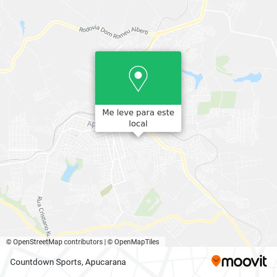 Countdown Sports mapa