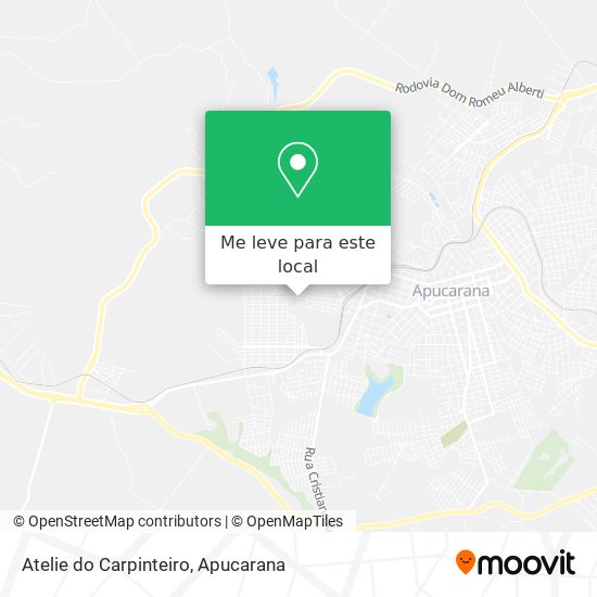 Atelie do Carpinteiro mapa