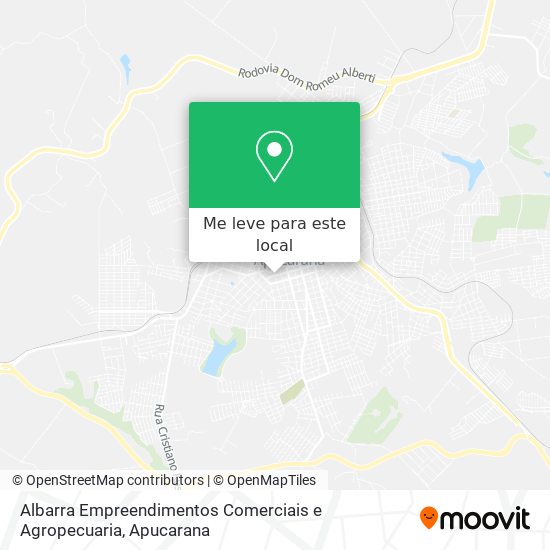 Albarra Empreendimentos Comerciais e Agropecuaria mapa