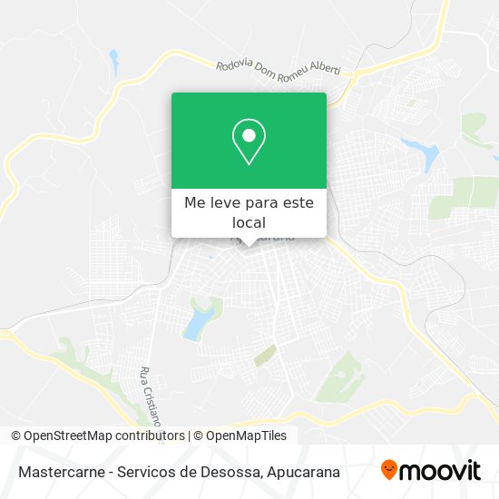 Mastercarne - Servicos de Desossa mapa