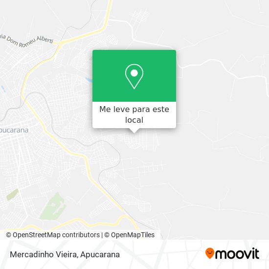 Mercadinho Vieira mapa