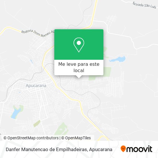 Danfer Manutencao de Empilhadeiras mapa