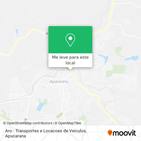 Aro - Transportes e Locacoes de Veiculos mapa