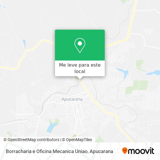 Borracharia e Oficina Mecanica Uniao mapa