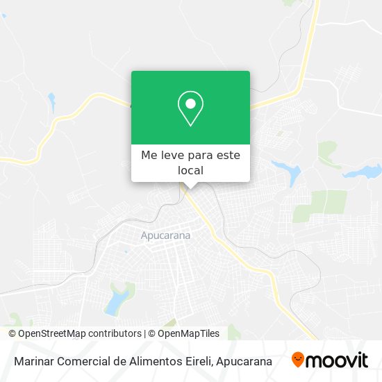 Marinar Comercial de Alimentos Eireli mapa