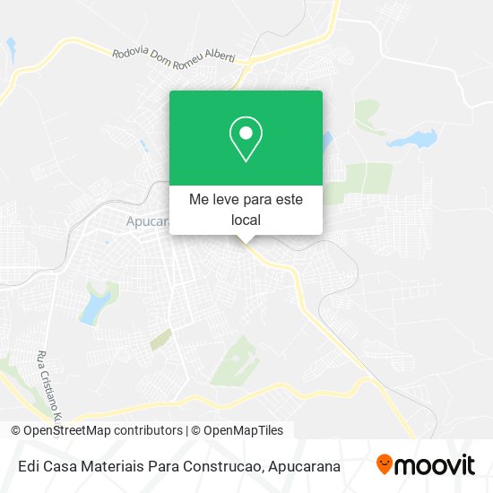 Edi Casa Materiais Para Construcao mapa