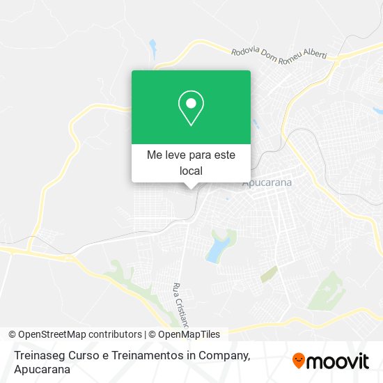 Treinaseg Curso e Treinamentos in Company mapa