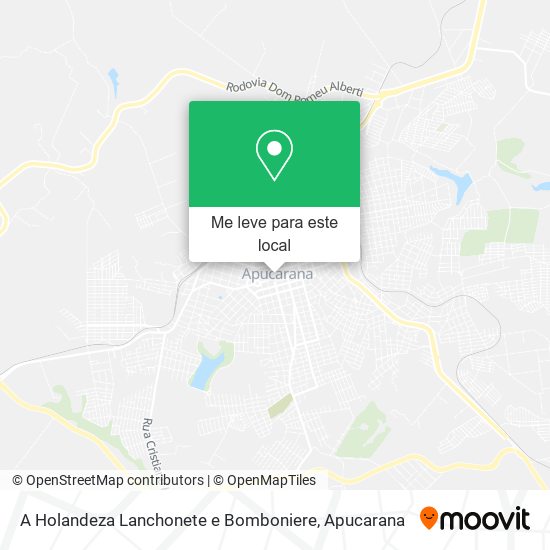 A Holandeza Lanchonete e Bomboniere mapa