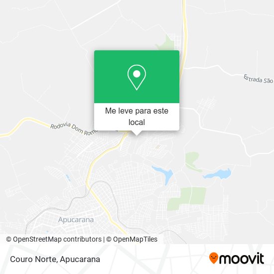 Couro Norte mapa