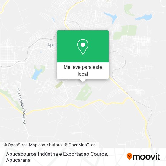Apucacouros Indústria e Exportacao Couros mapa