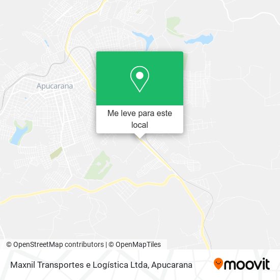 Maxnil Transportes e Logística Ltda mapa